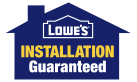 Lowe's Installation Guaranteed logo